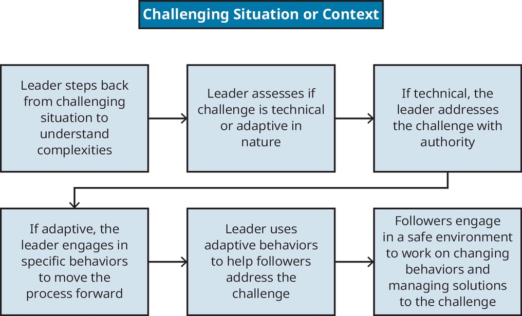 Figure 11.2 The Adaptive Leadership Process